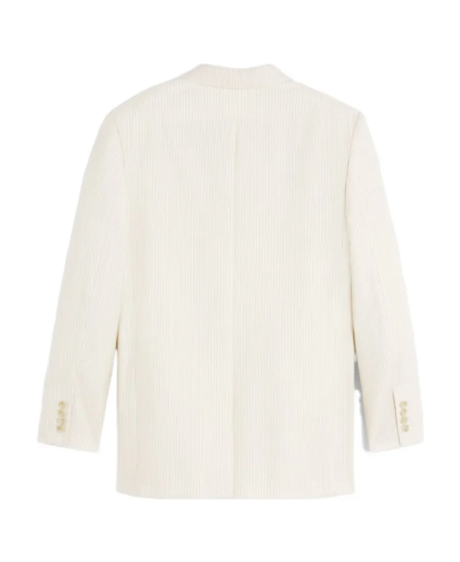 Jude Jacket In Lightweight Striped Wool