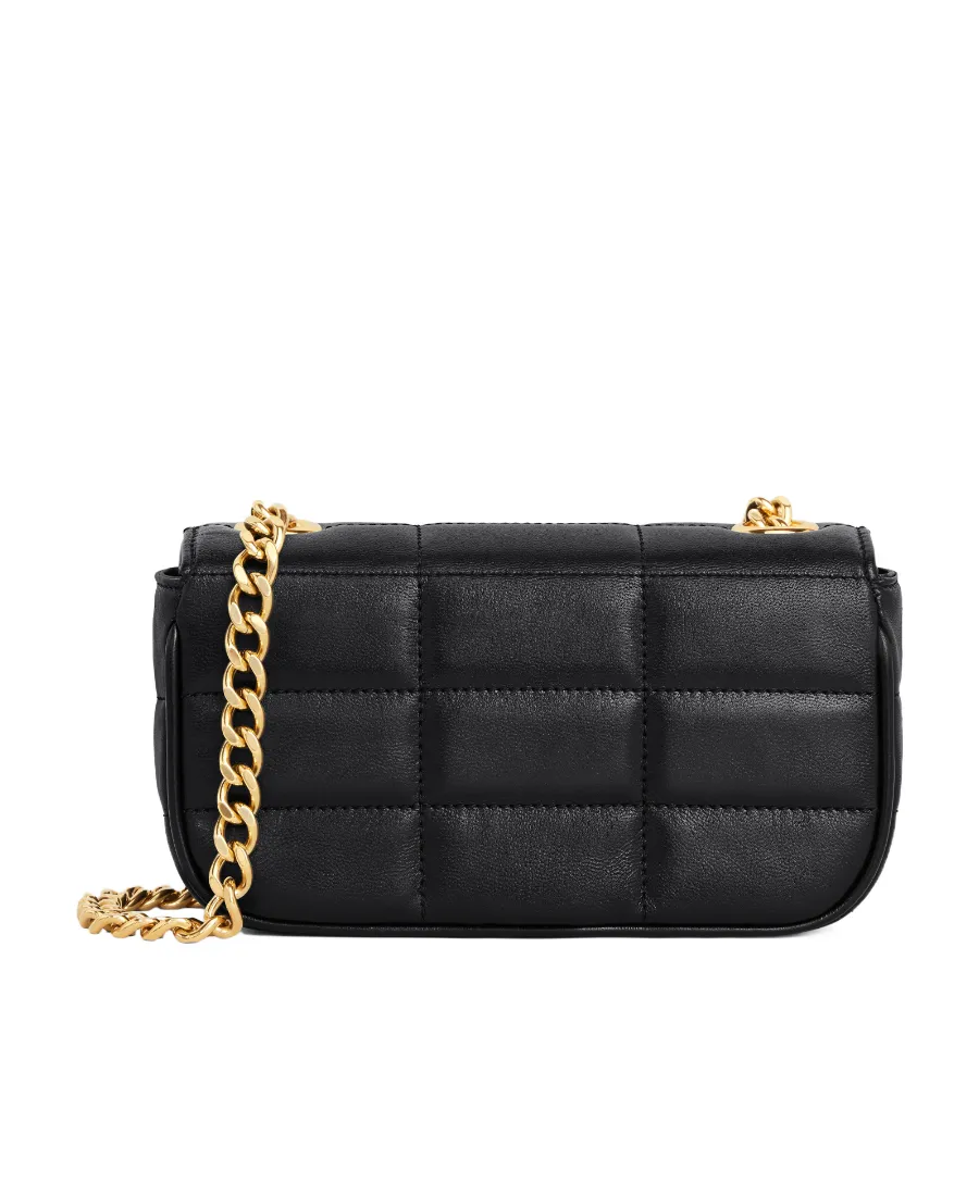 Mini Shoulder Chain Matelasse Monochrome Celine In Quilted Calfskin