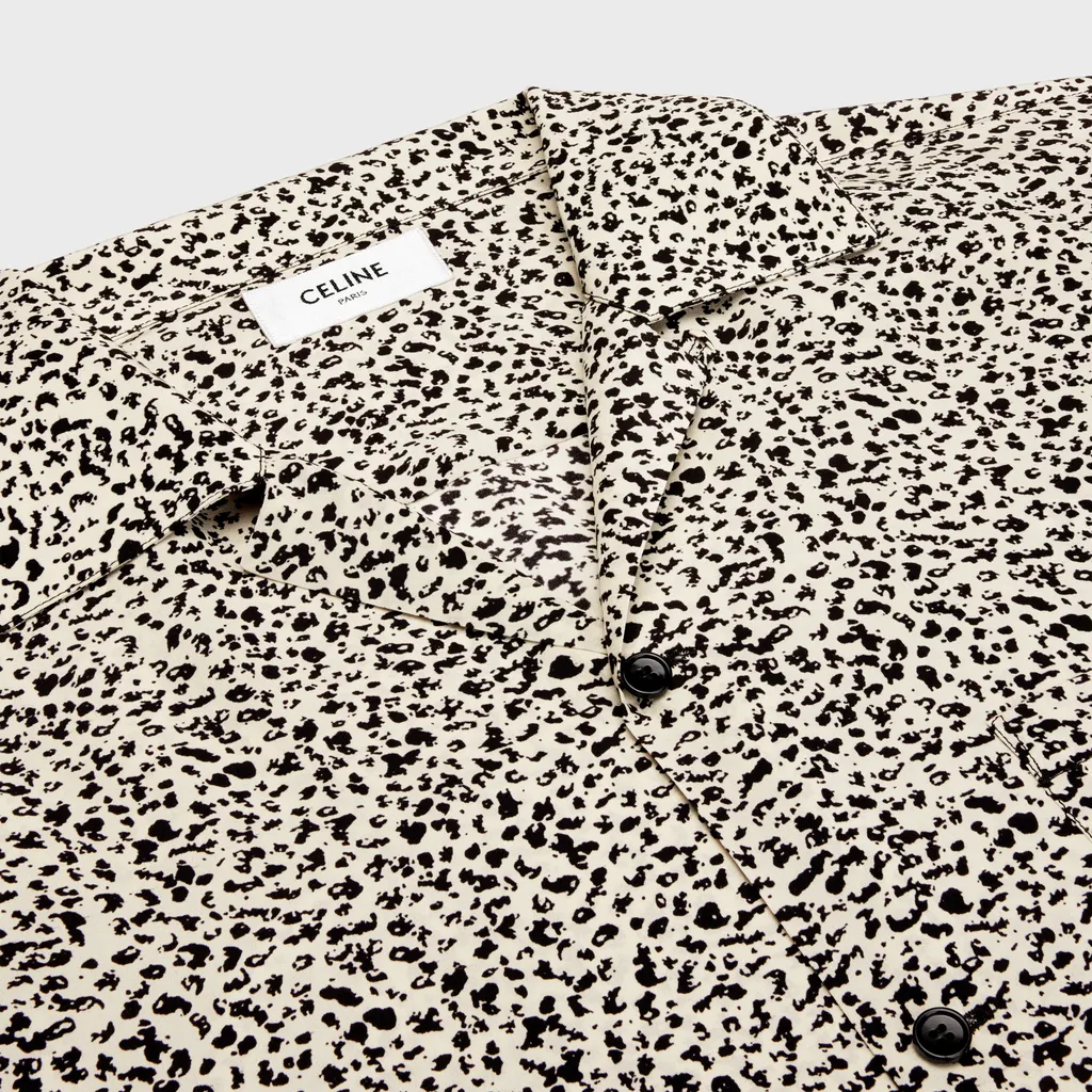 Hawaiian Shirt In Printed Crepe De Chine