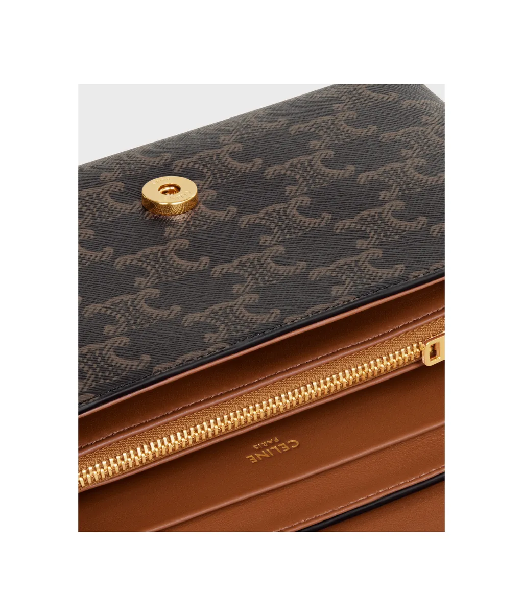 Teen Celine Victoire Bag In Triomphe Canvas