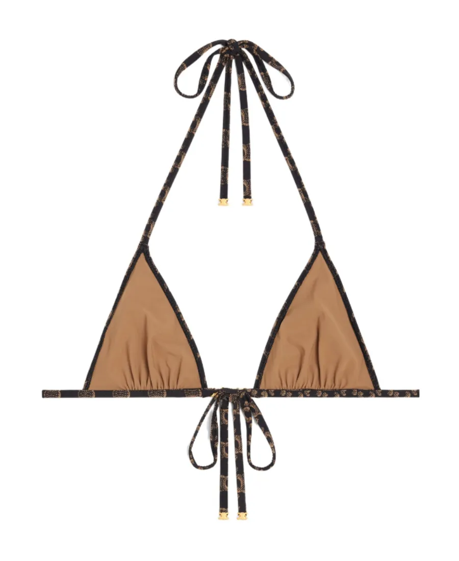 Triangle Top In Monogram Jersey
