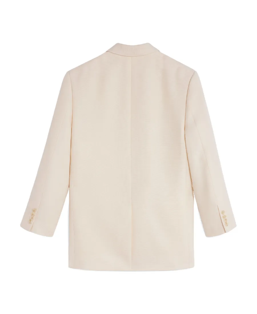 Boxy Jacket In Mohair Wool