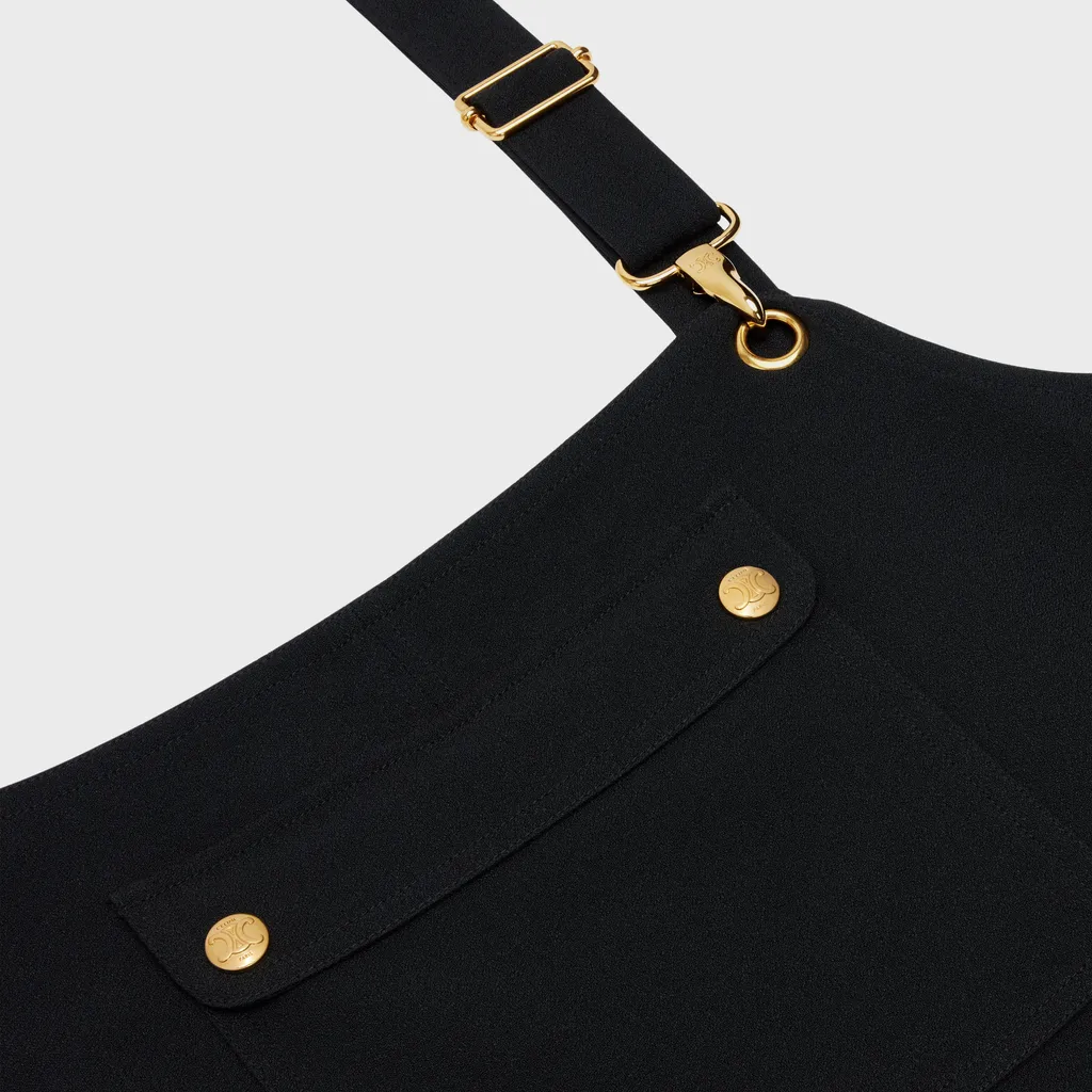 Workwear Dress In Viscose Sablé