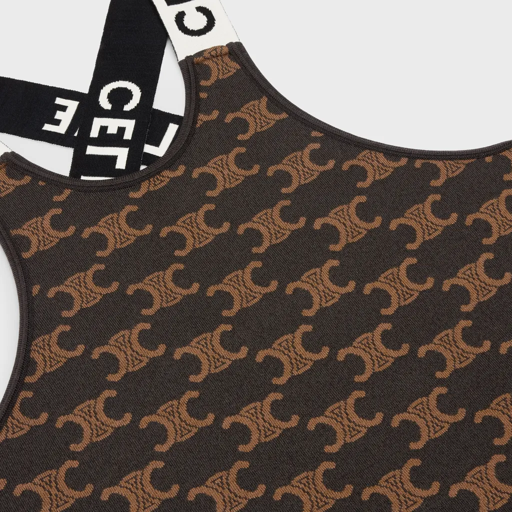Dress In Monogram Silk Cotton