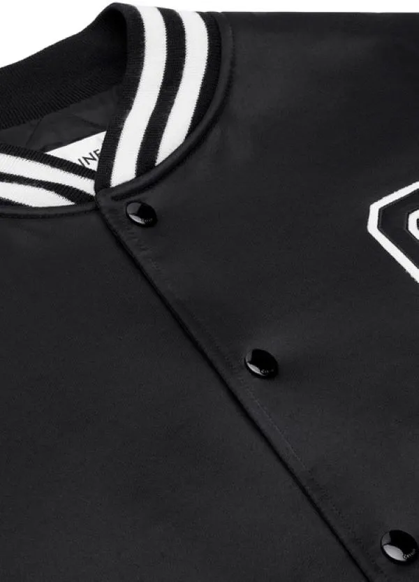 Bomber Jacket In Thick Satin