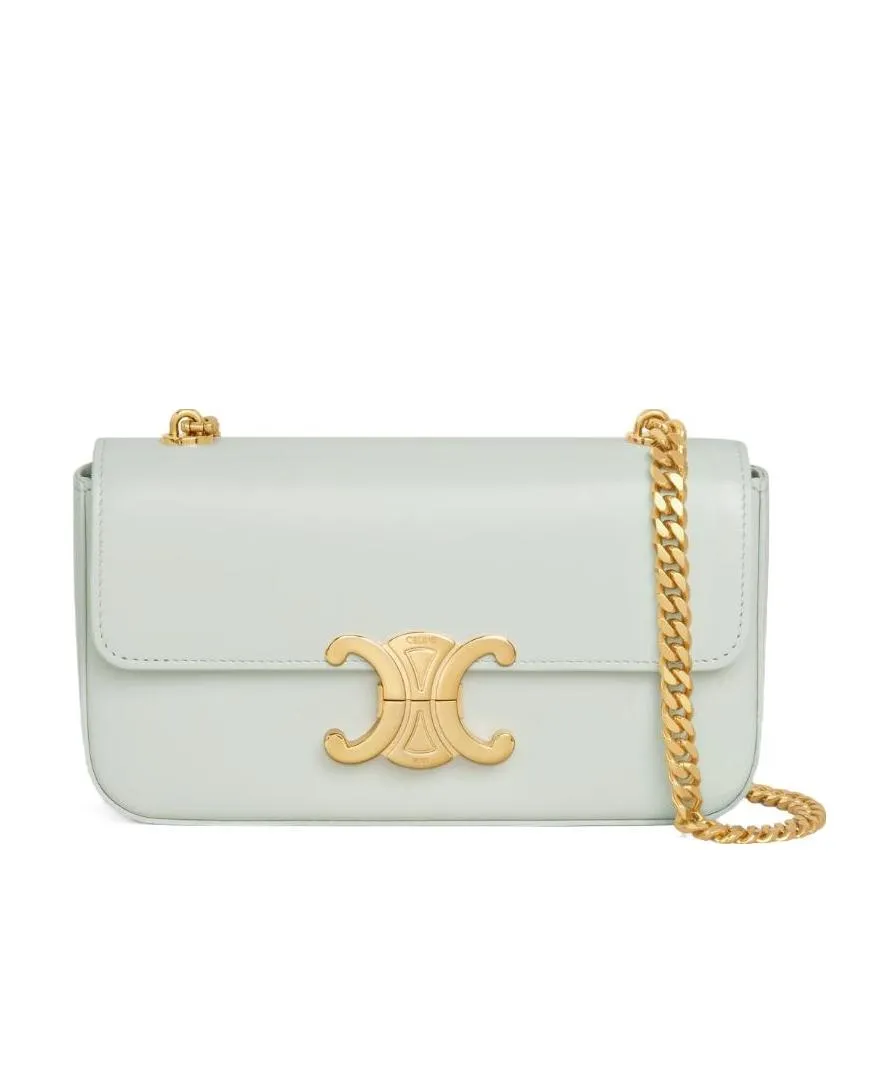Chain Shoulder Bag Triomphe In Shiny Calfskin