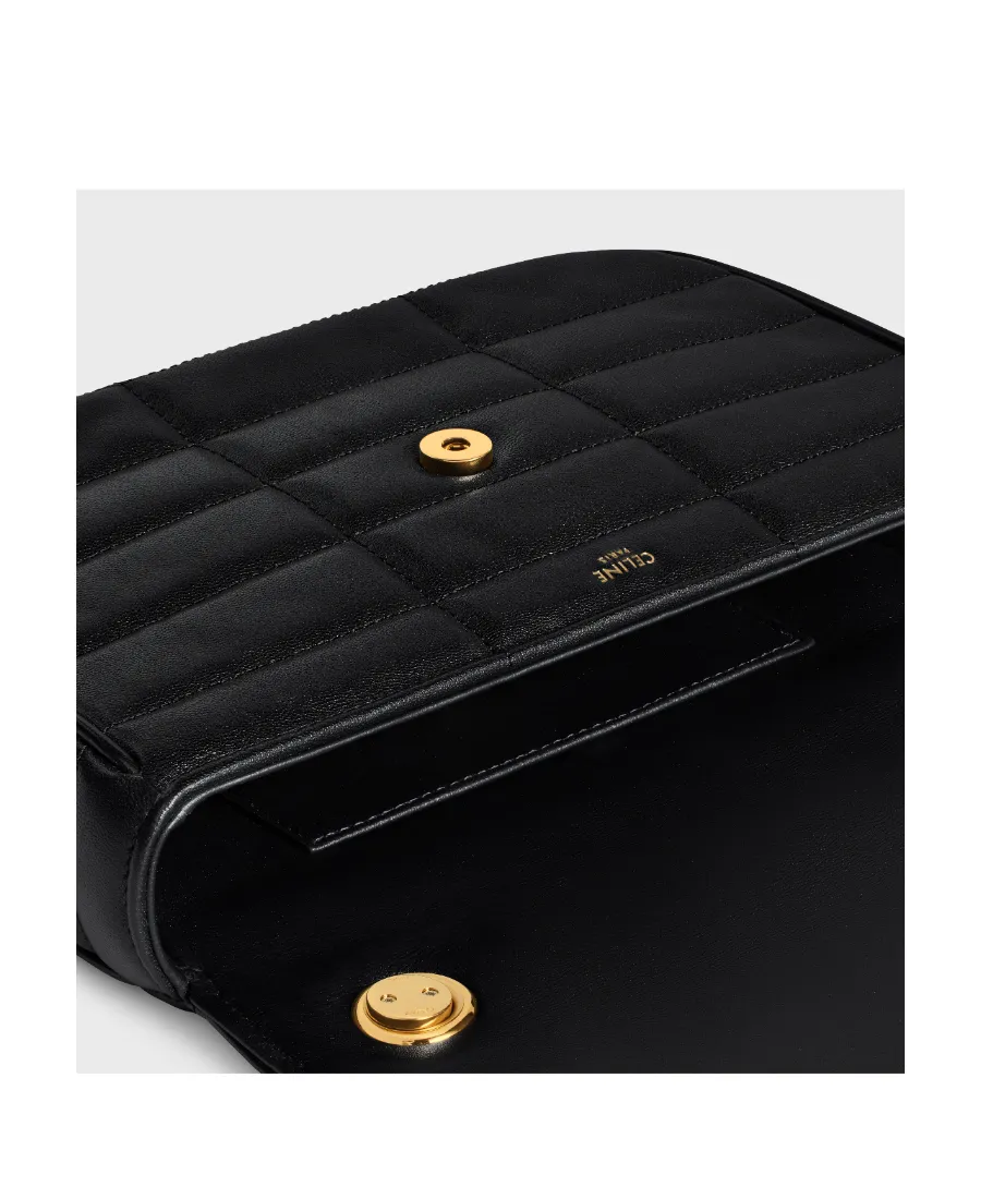 Chain Shoulder Bag Matelasse Monochrome Celine In Quilted Calfskin
