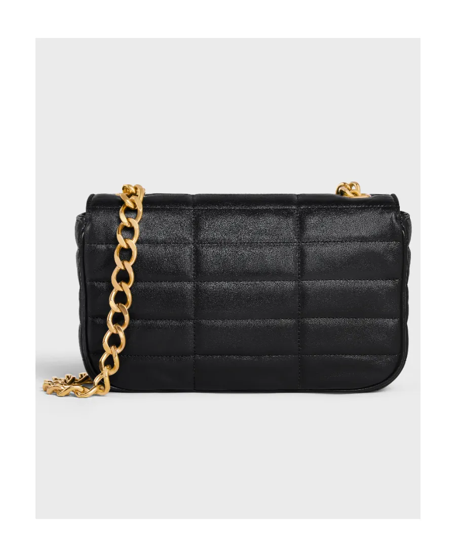 Chain Shoulder Bag Matelasse Monochrome Celine In Quilted Calfskin