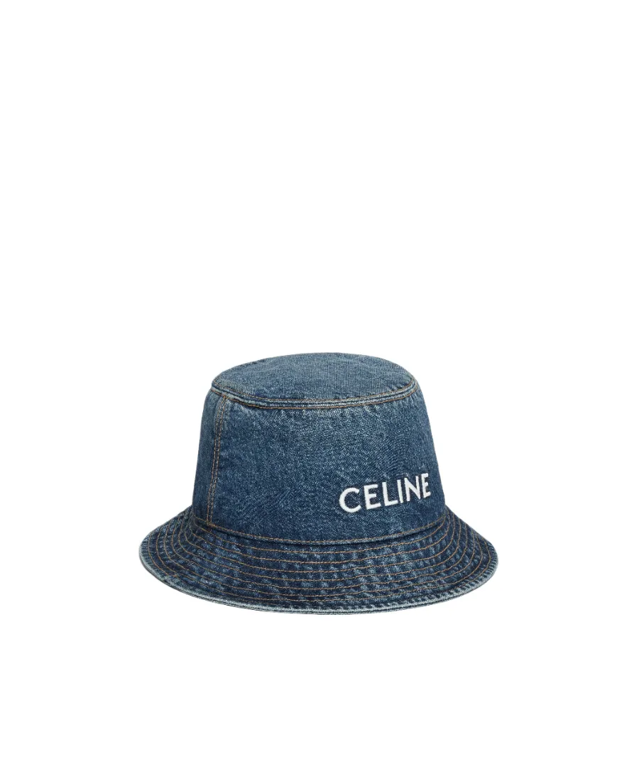 Bucket Hat In Union Wash Denim