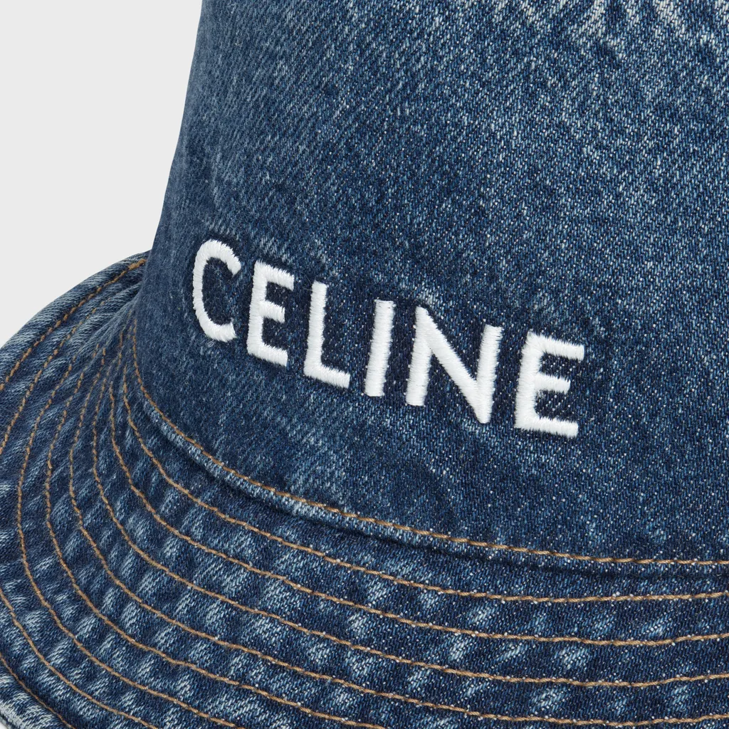 Bucket Hat In Union Wash Denim