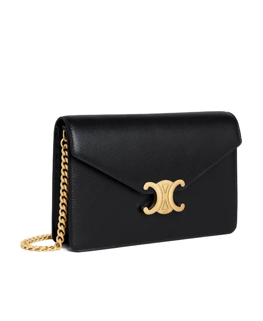 Wallet On Chain Margo In Shiny Calfskin