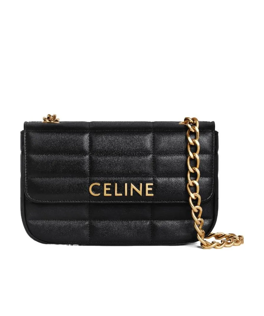 Chain Shoulder Bag Matelasse Monochrome