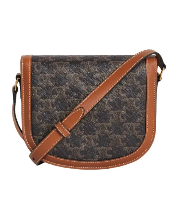 Teen Besace Triomphe In Triomphe Canvas And Calfskin