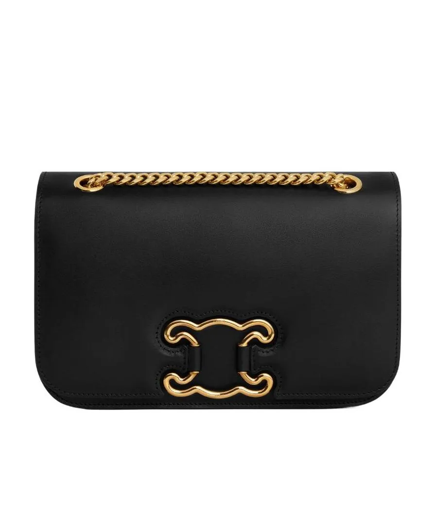 Medium Bag Triomphe Frame In Shiny Calfskin