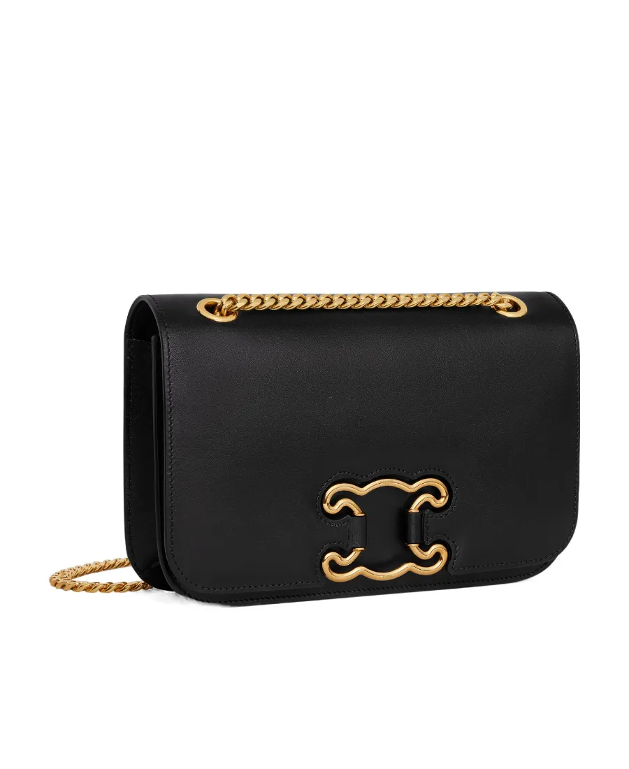 Medium Bag Triomphe Frame In Shiny Calfskin