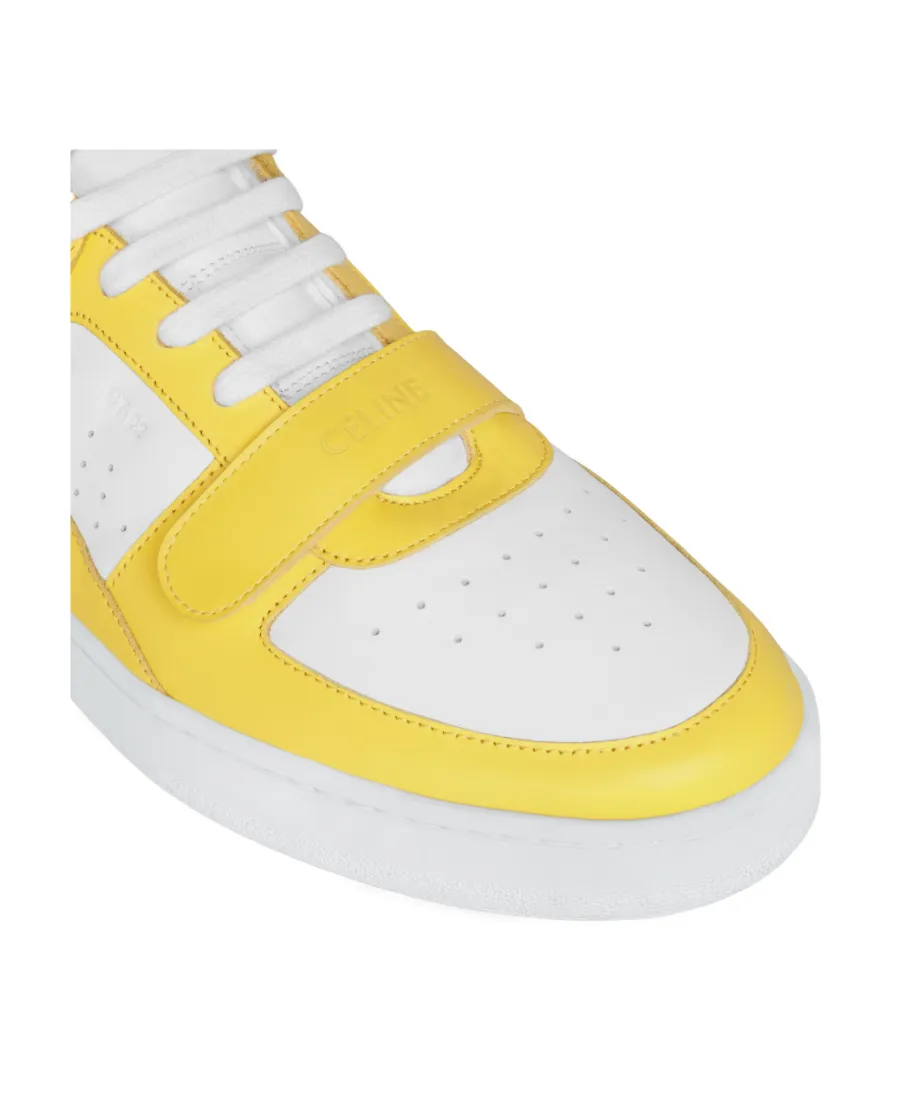 Ct-02 Mid Sneaker With Velcro In Calfskin