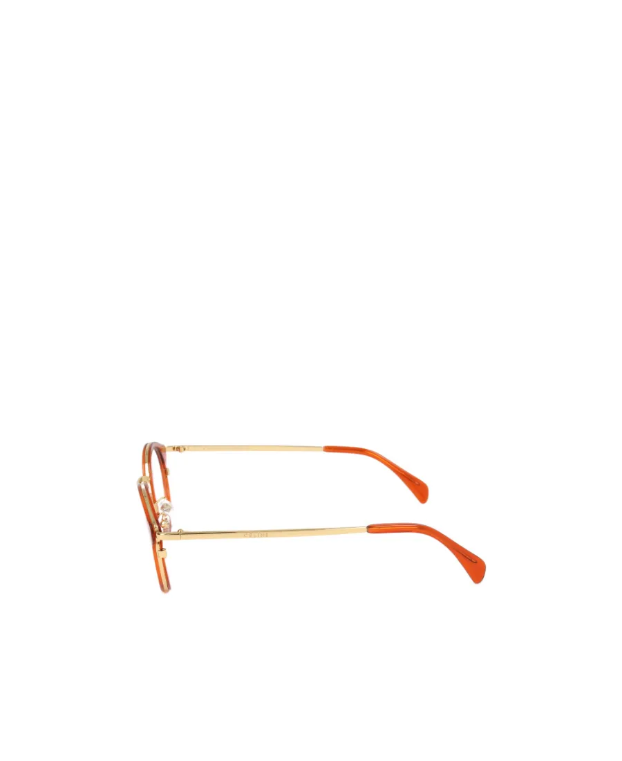 Logo Round Frame Flat Mirror