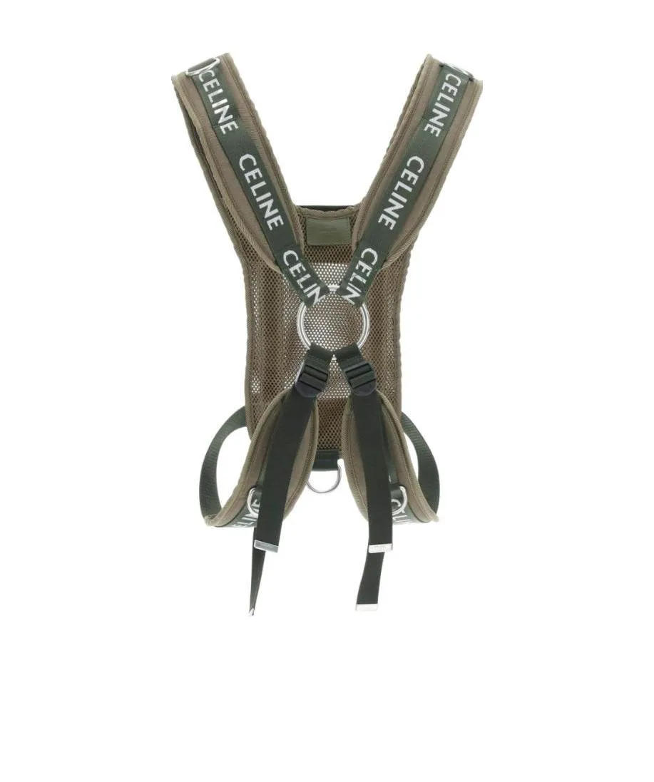Harness Trekking In Cotton Gabardine With Celine Print