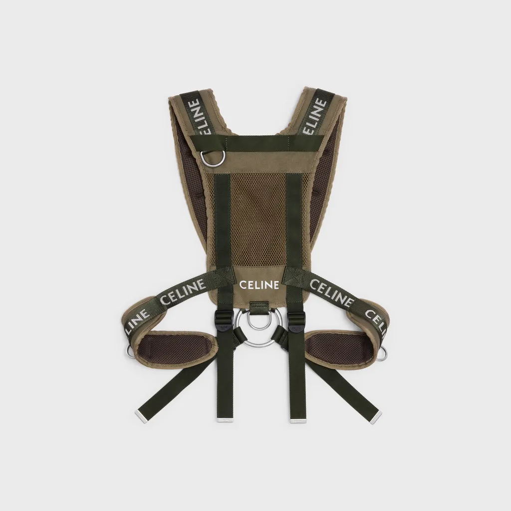 Harness Trekking In Cotton Gabardine With Celine Print