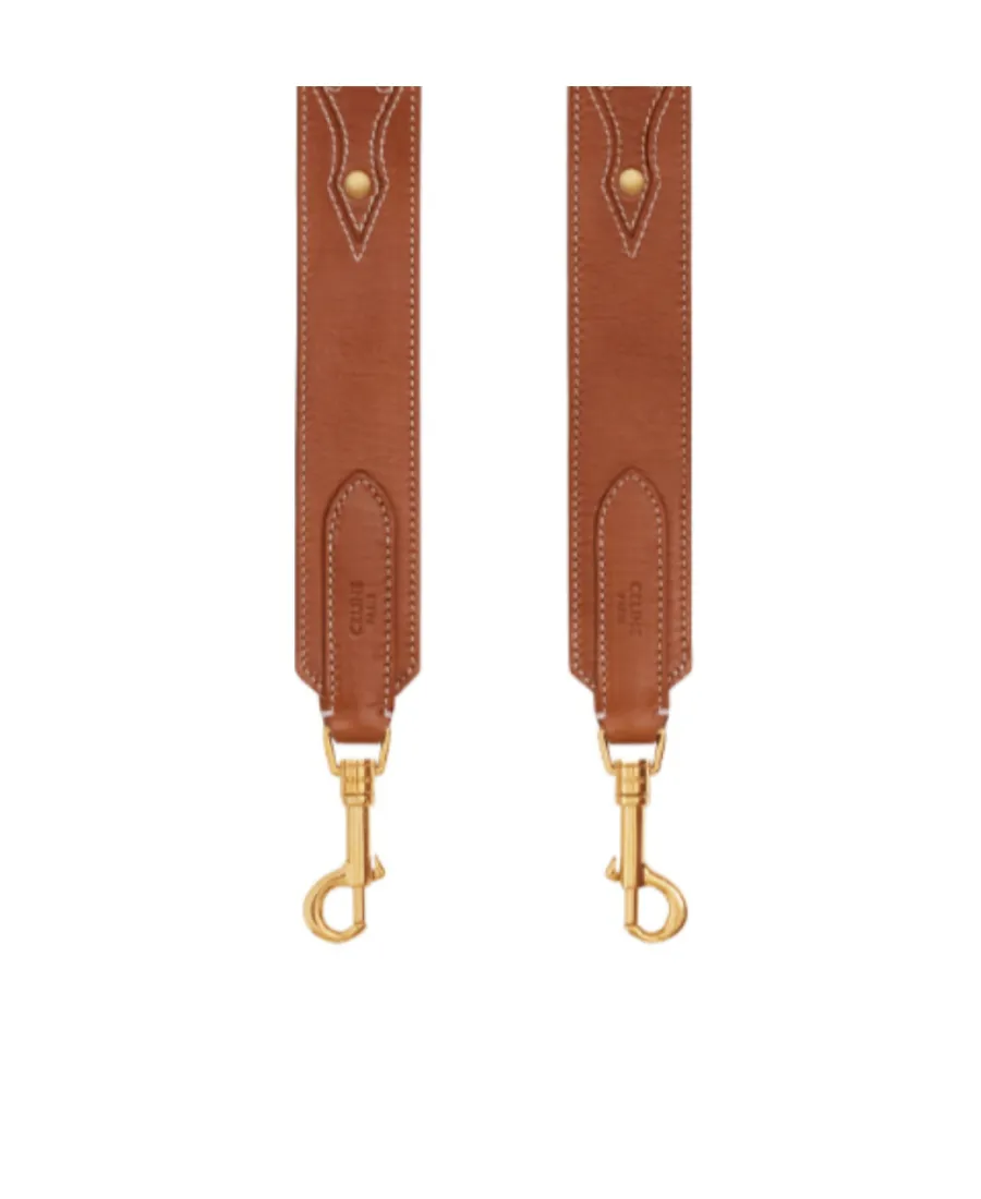 Thin Strap In Embroidered Calfskin