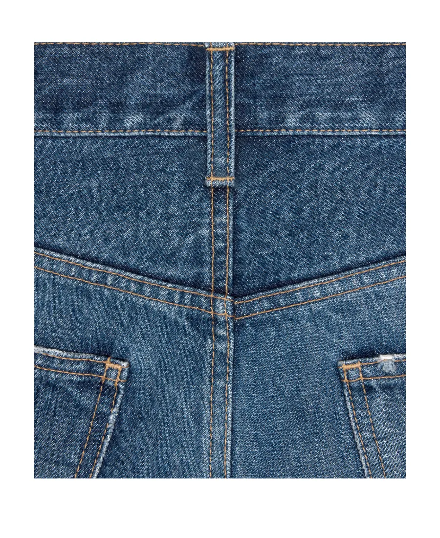 Polly Jeans In Dark Union Wash Denim