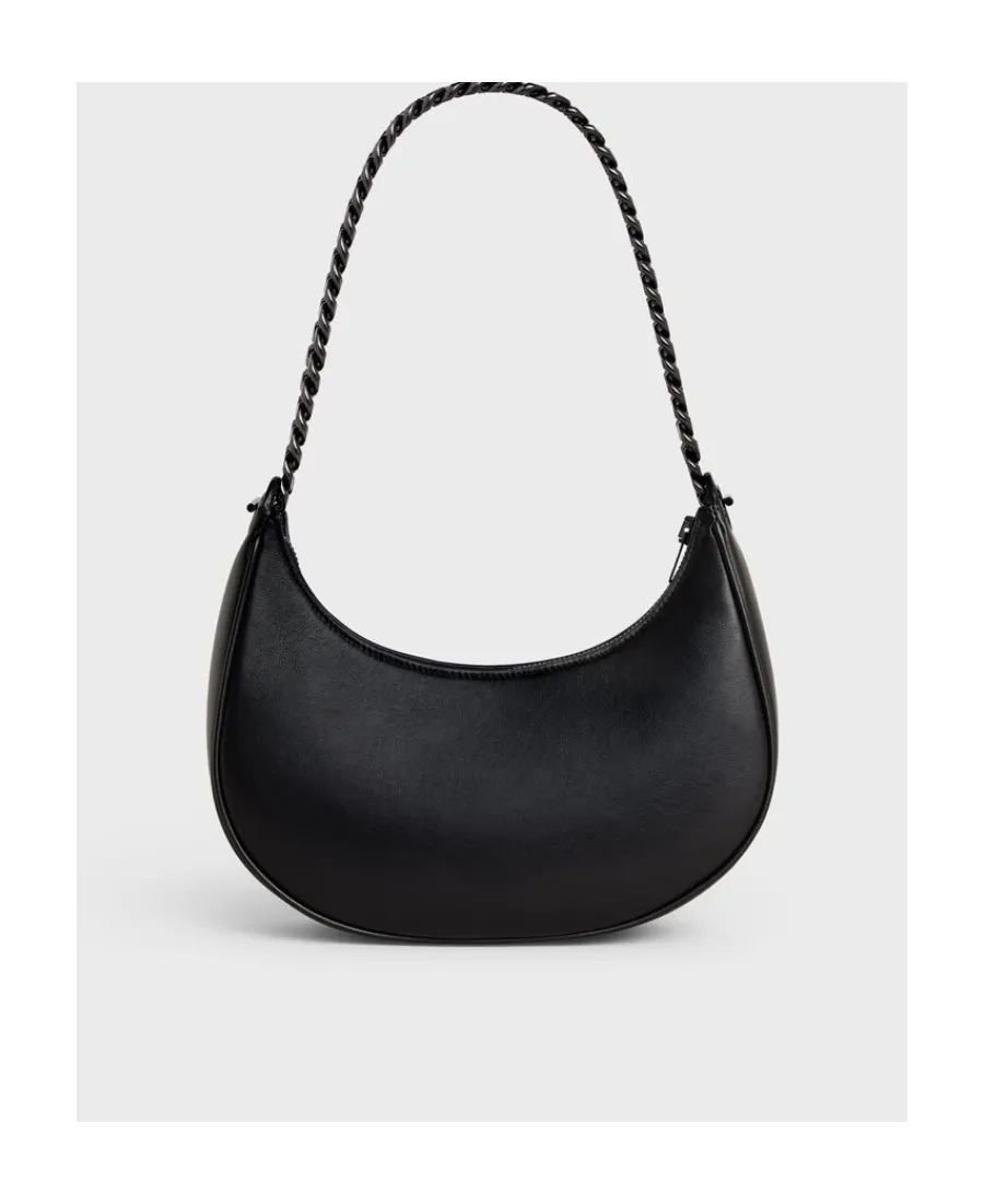 Ava Medium Smooth Cow Leather Chain Handbag