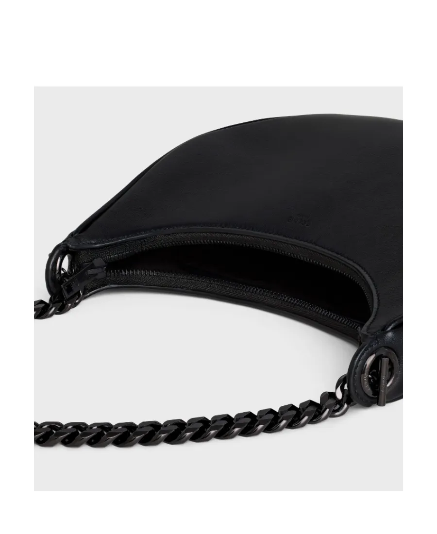 Ava Medium Smooth Cow Leather Chain Handbag