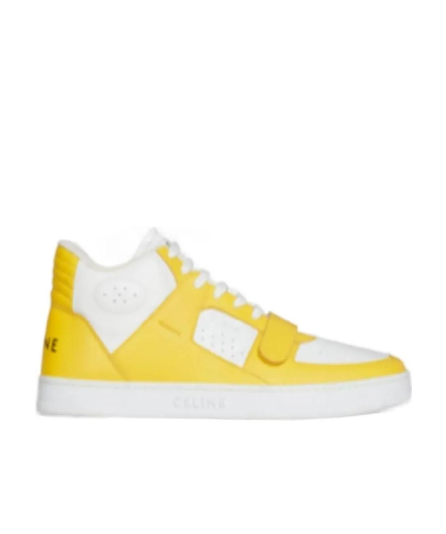 Ct-02 Mid Sneaker With Velcro In Calfskin