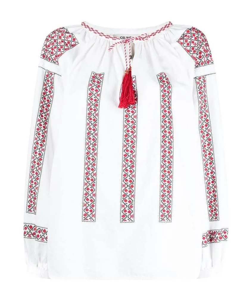 Embroidered Folk Blouse