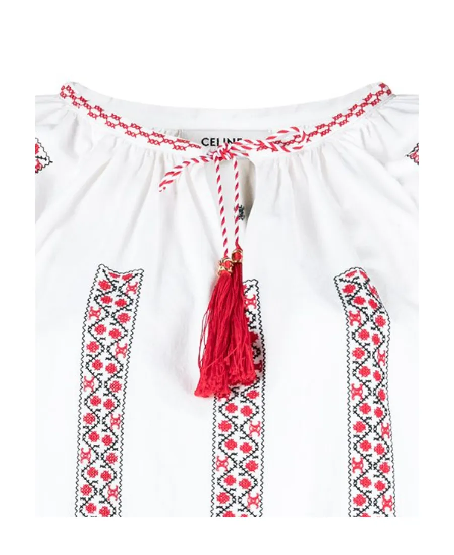 Embroidered Folk Blouse