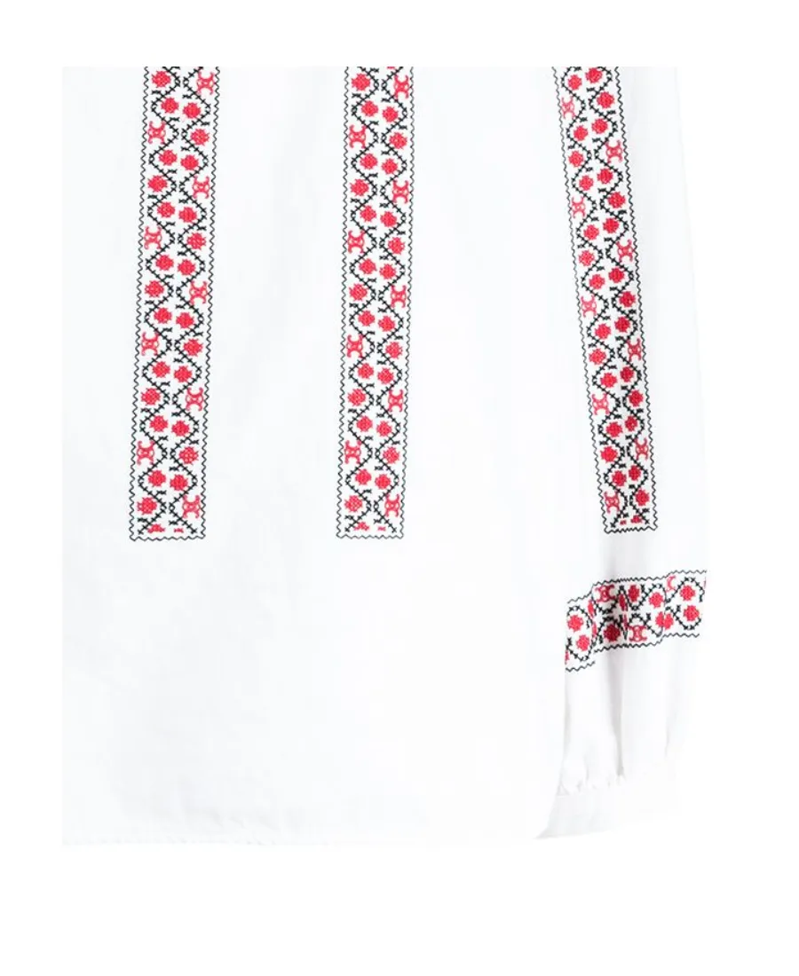 Embroidered Folk Blouse