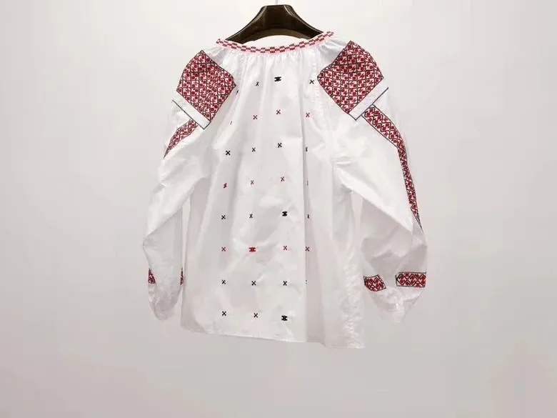 Embroidered Folk Blouse