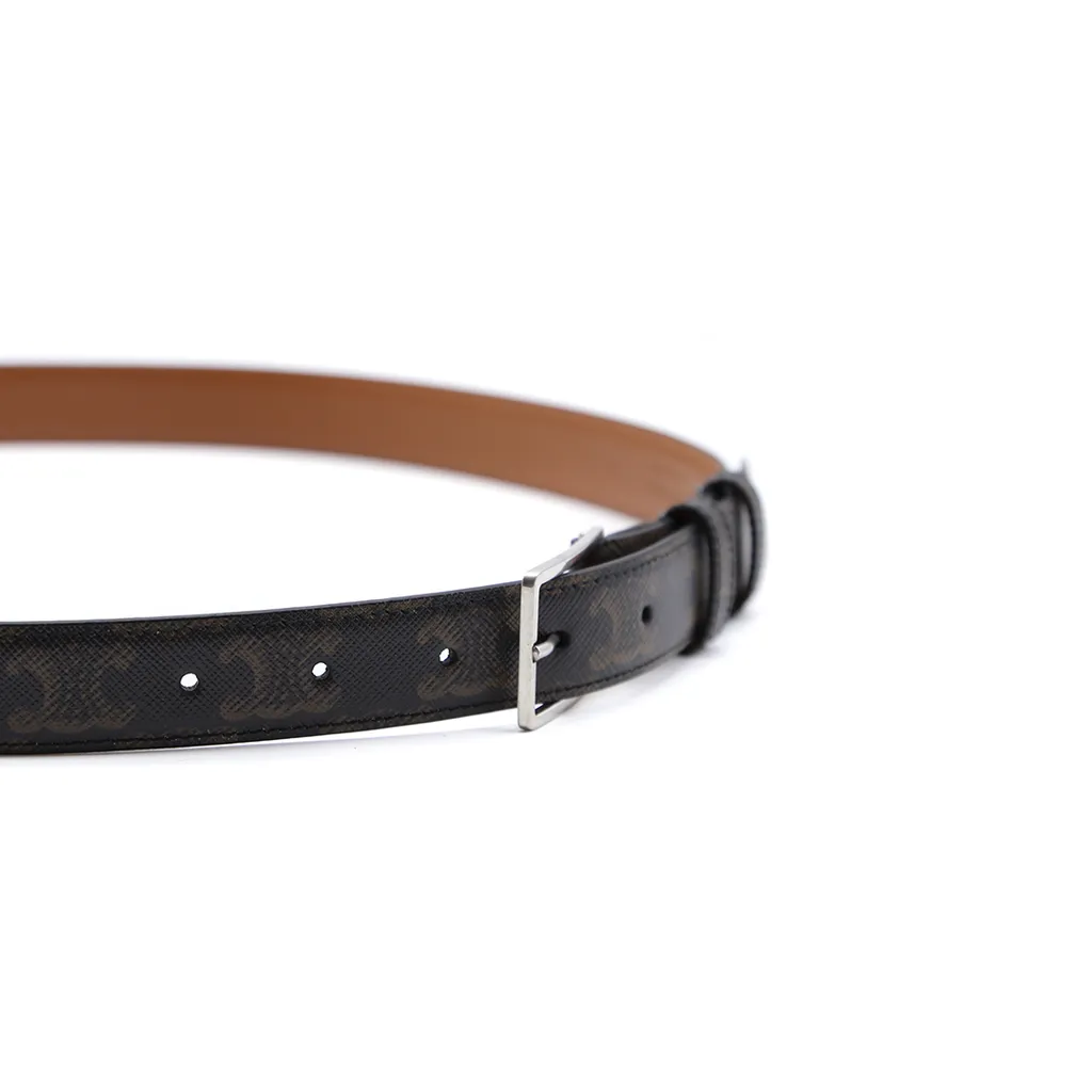 Medium Belt In Triomphe Canvas