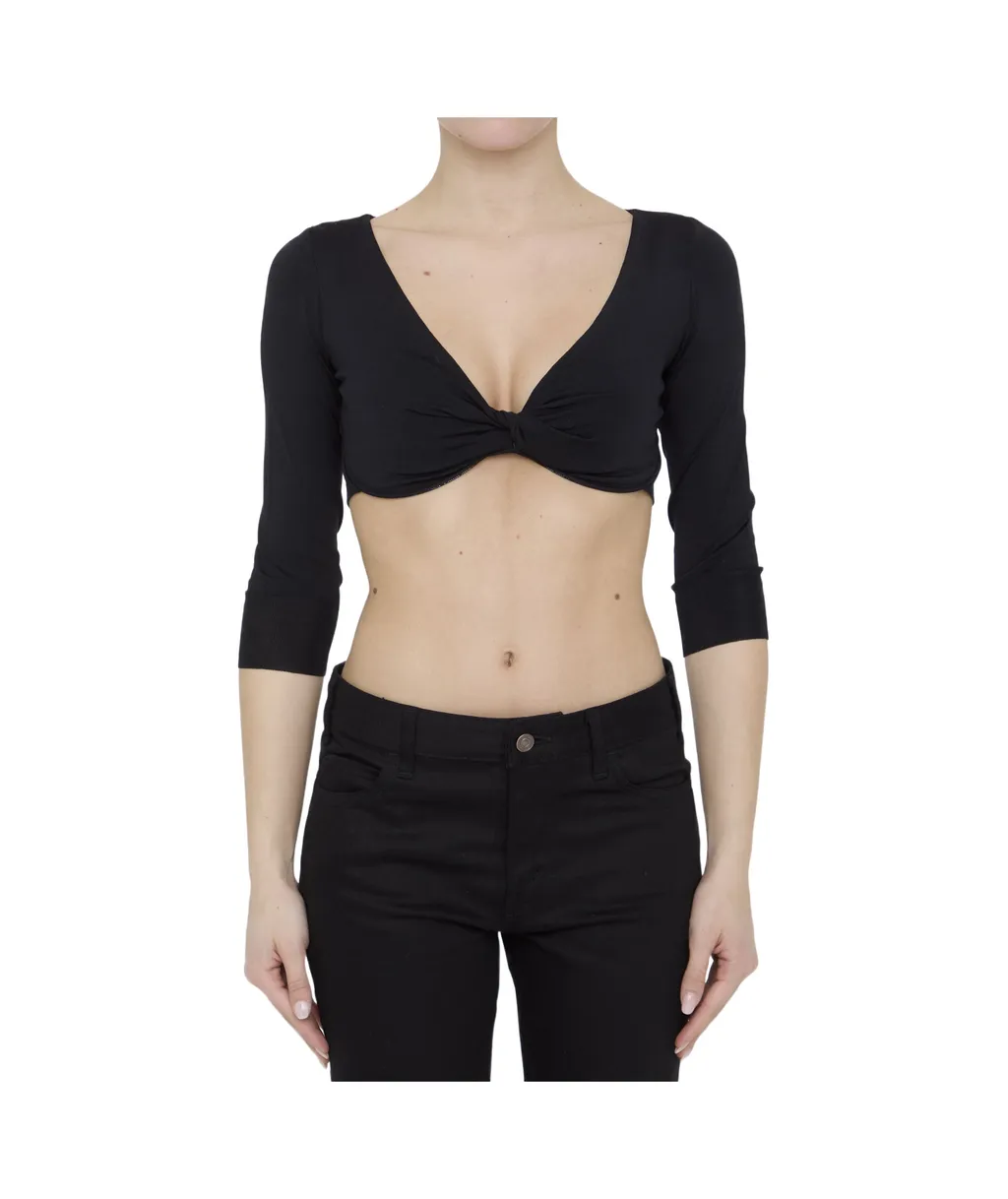 Draped Crop Top