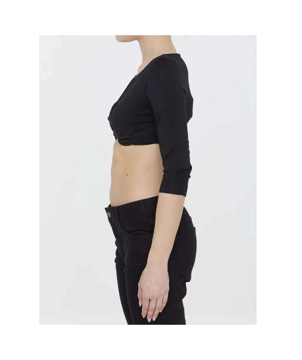 Draped Crop Top