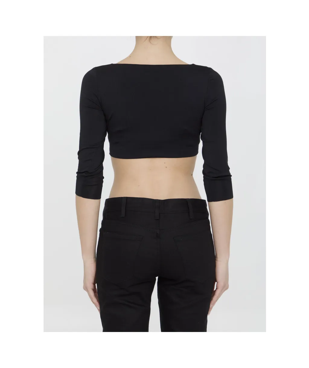 Draped Crop Top