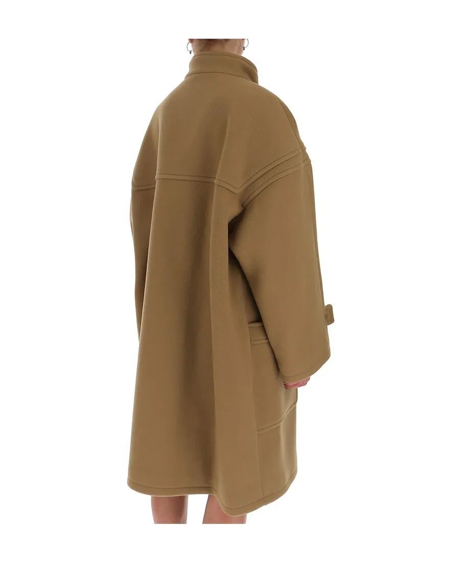 Oversized High-Neck Coat