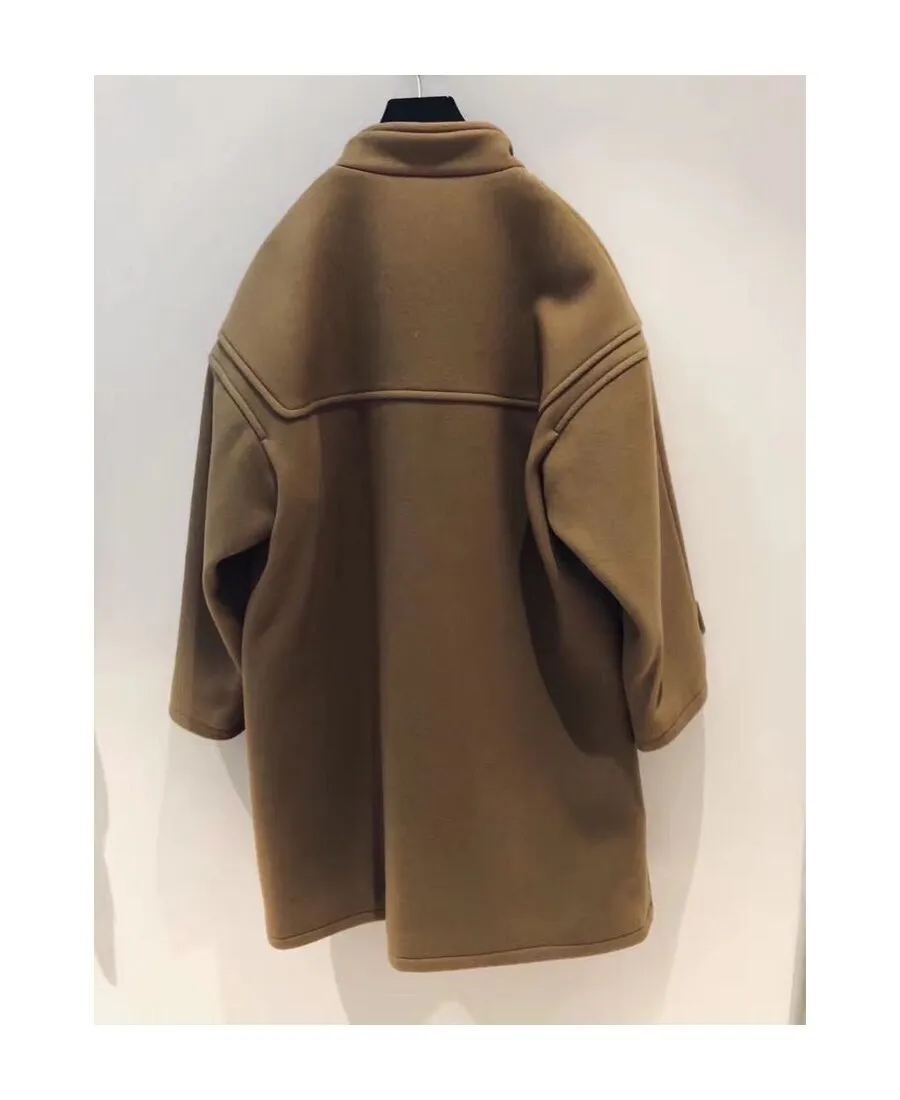 Oversized High-Neck Coat
