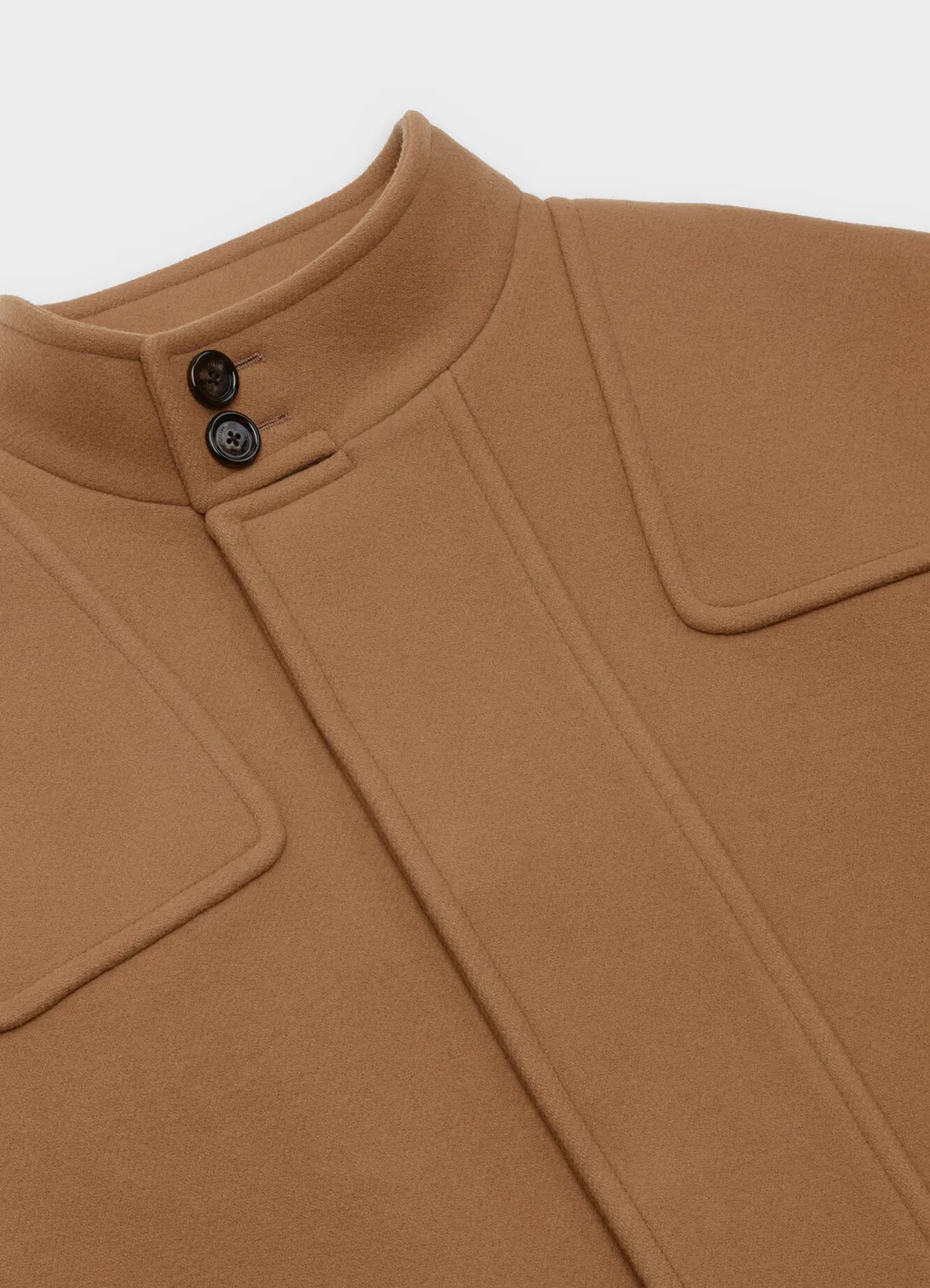 Oversized High-Neck Coat