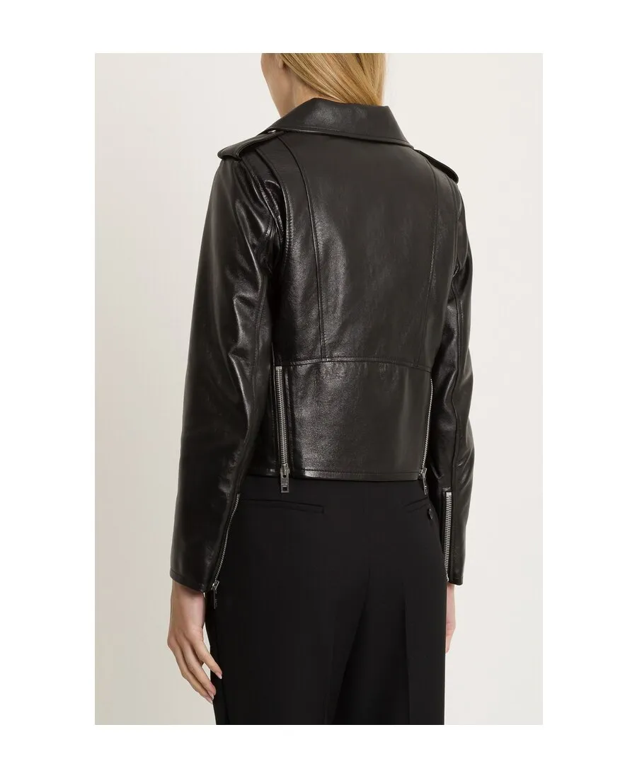 Classic Biker In Lambskin