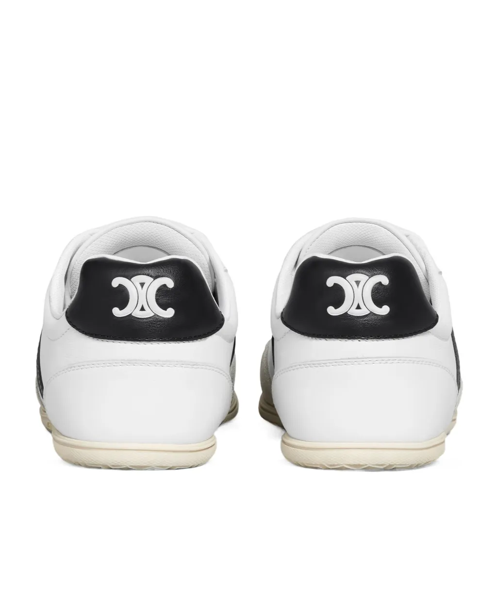 Jogger Low Lace-Up Sneaker In Calfskin & Suede Calfskin