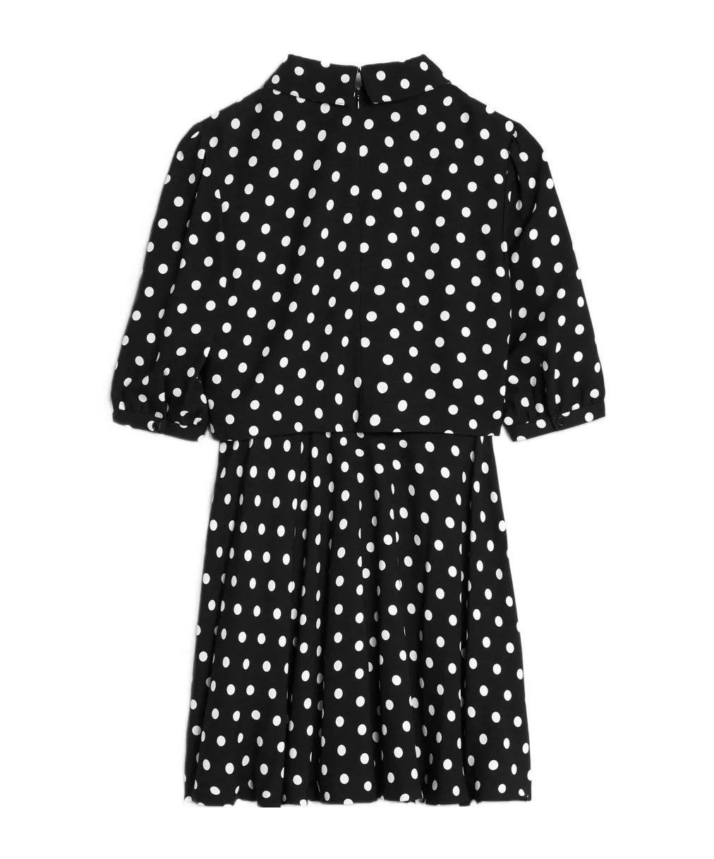 Mini Dress In Viscose Sablé
