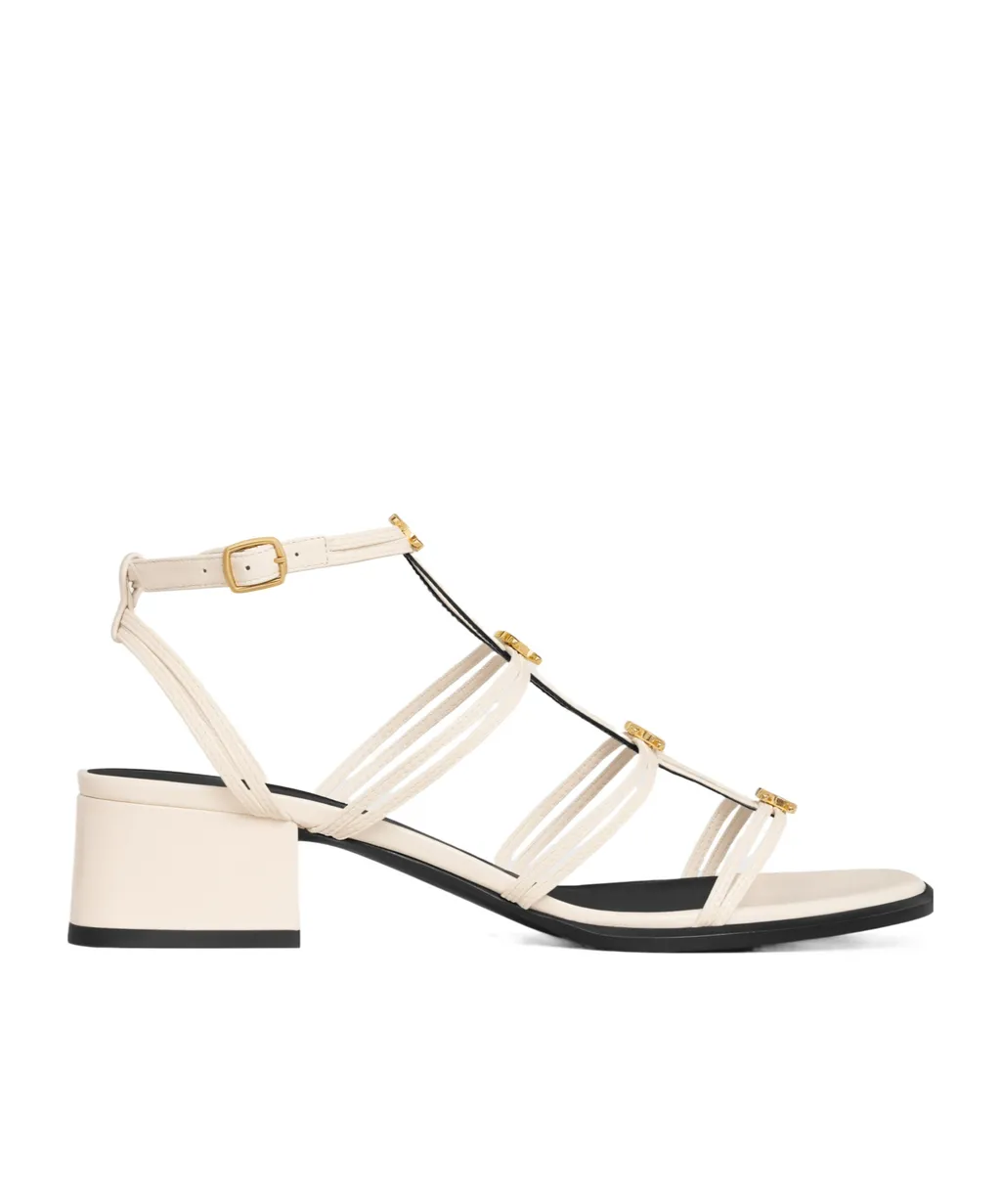 Clemence Multi Triomphe Sandal In Lambskin