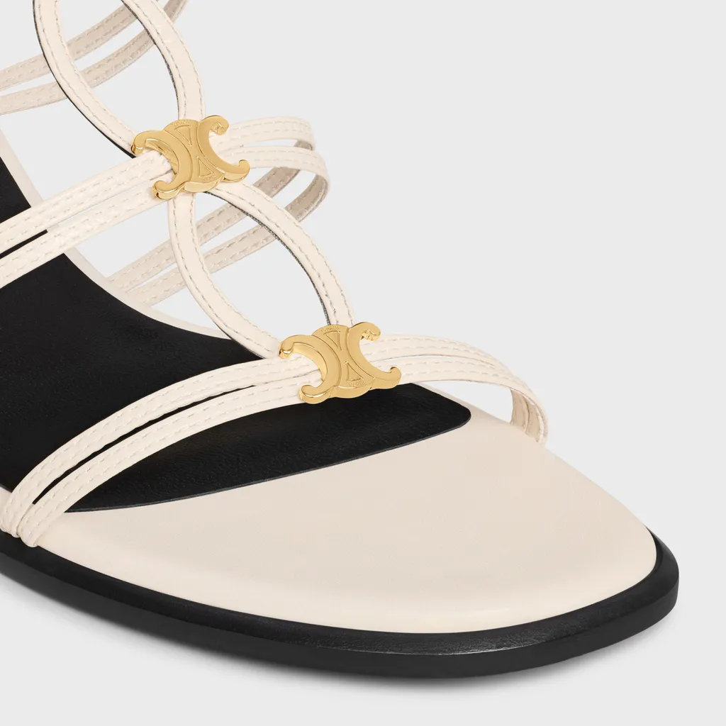 Clemence Multi Triomphe Sandal In Lambskin