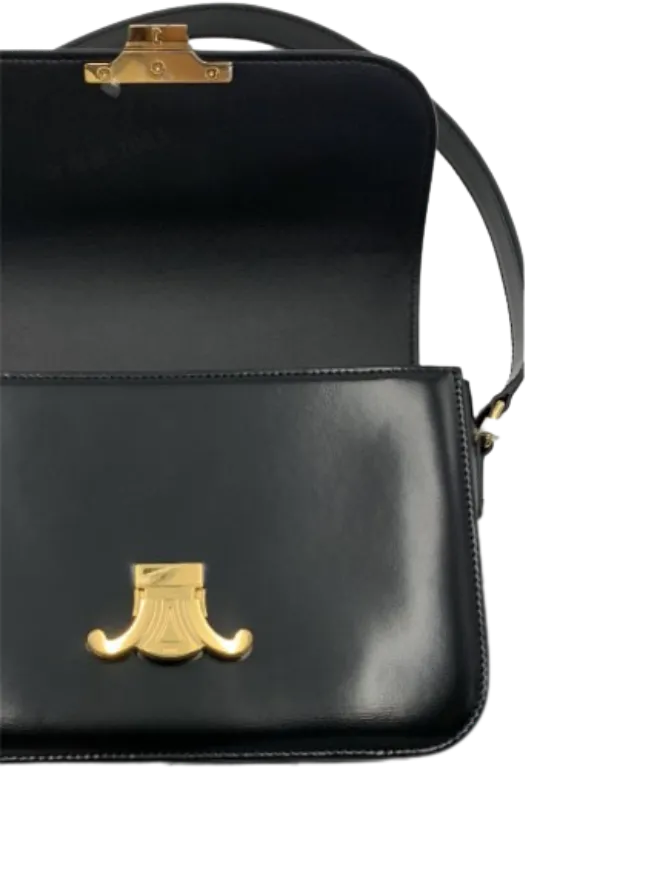Classique Triomphe Bag In Shiny Calfskin