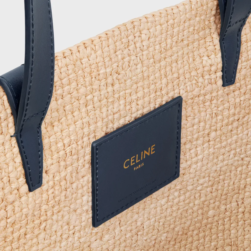 Classic Panier Medium Raffia Tote