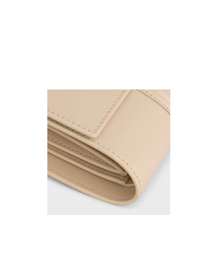 Small Trifold Wallet 16 In Shiny Calfskin