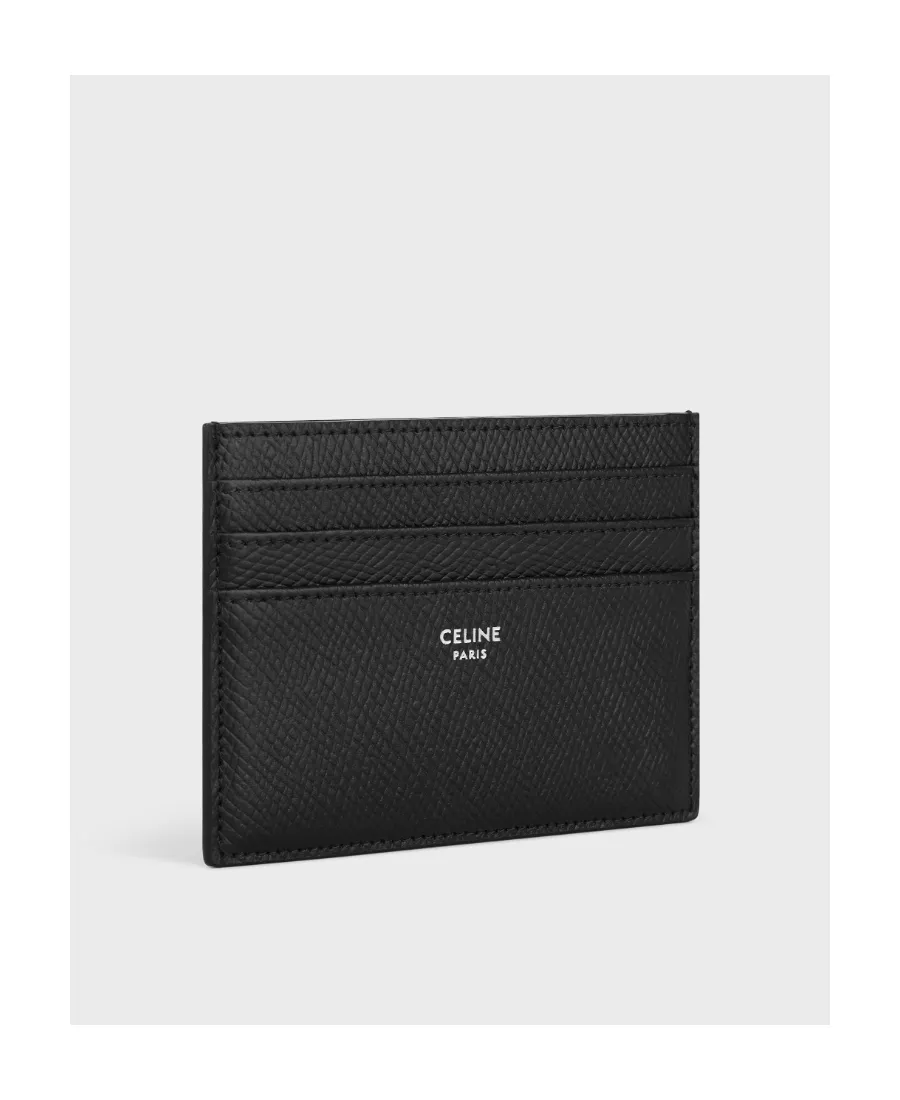 Large Card Holder In Grained Calfskin