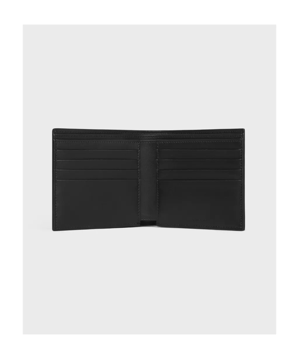 Bi-Fold Wallet In Calfskin With Triomphe Embossed