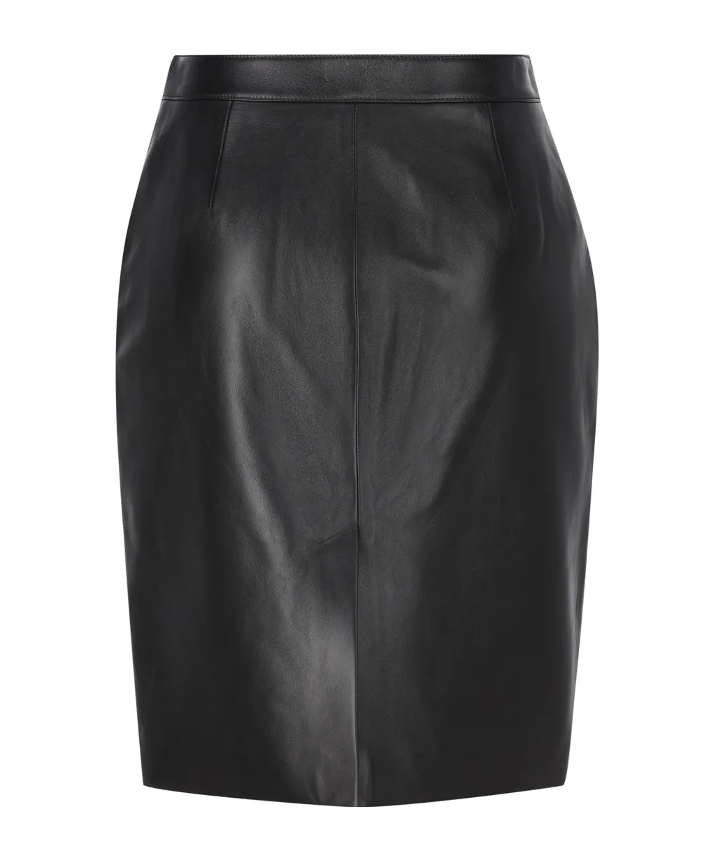 Pencil Skirt In Soft Lambskin